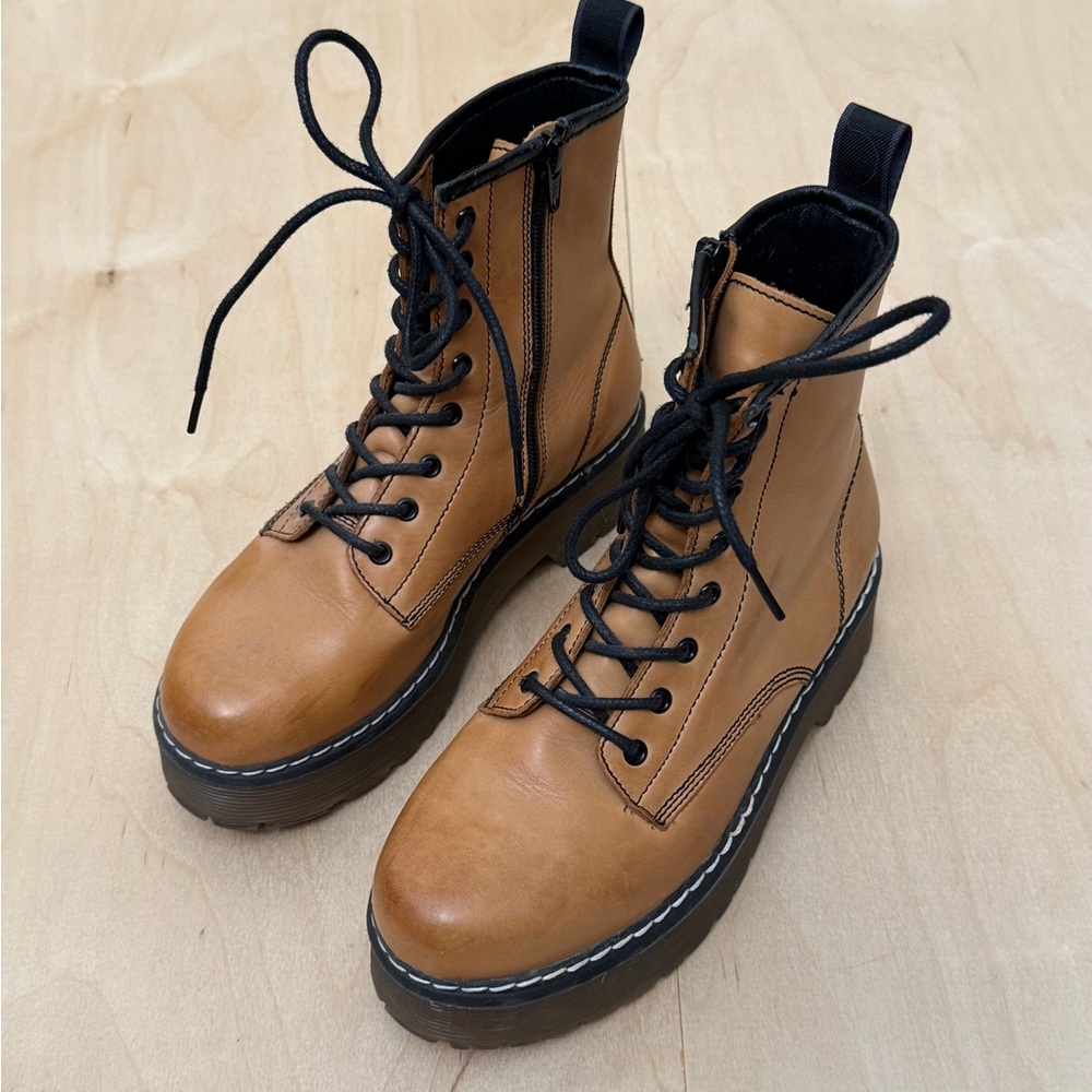 ROOLEE Elvis‎ Platform Boot Brown 39 (8) - Picture 2 of 5